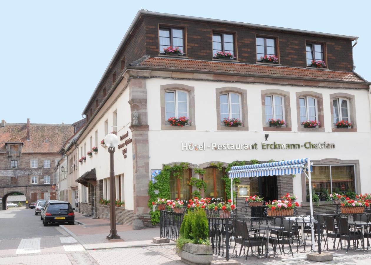 Hotel Erckmann Chatrian Phalsbourg Exterior foto
